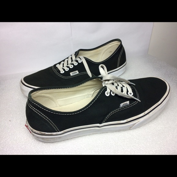 black vans size 12